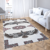 Norse Pattern And Raven – Viking Area Rug