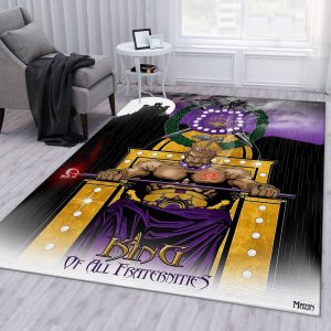 Omega Psi Phi King Area Rug For Christmas Bedroom Rug Floor Decor Home Decor