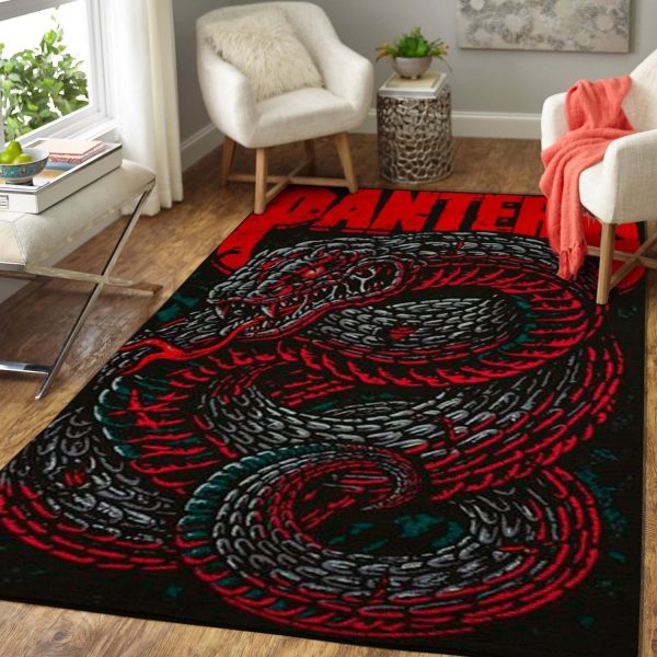 Pantera Venomous Snake Area Rug - Music Zp70812 Rug Carpet