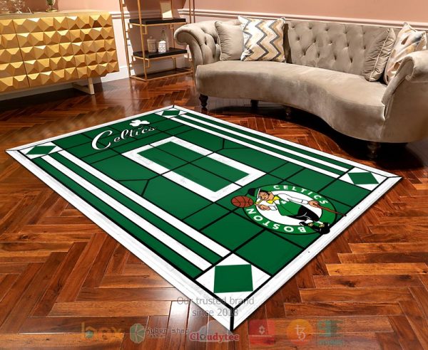 Personalized Boston Celtics Custom Area Rug