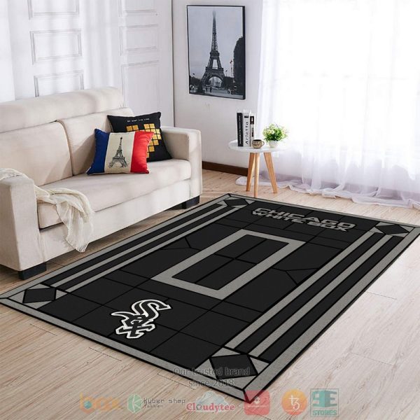 Personalized Chicago White Sox Custom Area Rug