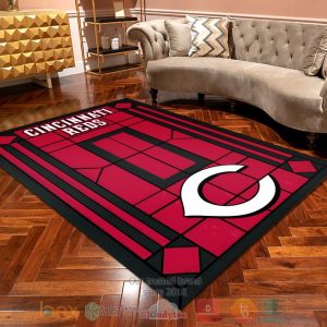 Personalized Cincinnati Reds Custom Area Rug