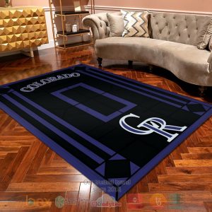 Personalized Colorado Rockies Custom Area Rug