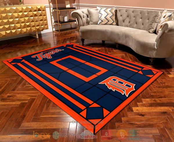 Personalized Detroit Tigers Custom Area Rug