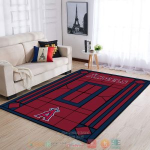 Personalized Los Angeles Angels Custom Area Rug