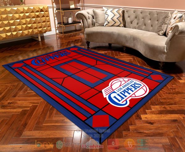 Personalized Los Angeles Clippers Custom Area Rug