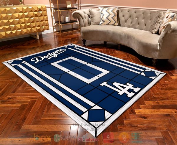 Personalized Los Angeles Dodgers Custom Area Rug