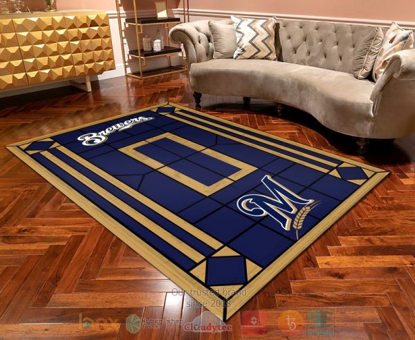 Personalized Milwaukee Brewers Custom Area Rug