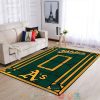 Personalized Oakland Athletics Custom Area Rug