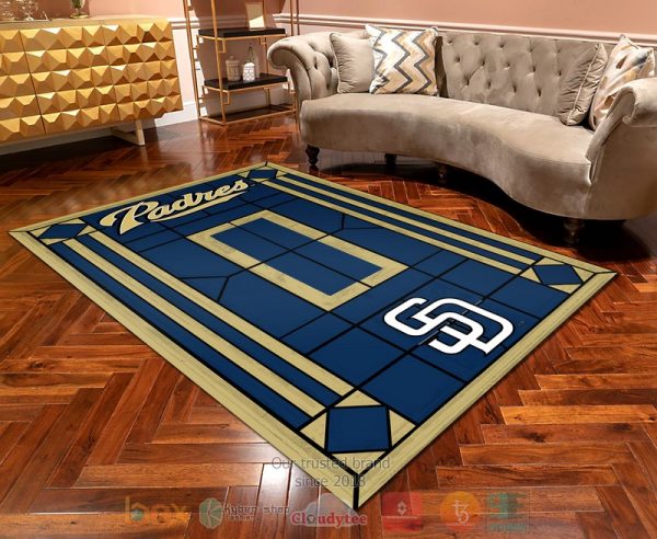 Personalized San Diego Padres Custom Area Rug