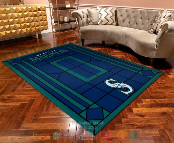 Personalized Seattle Mariners Custom Area Rug