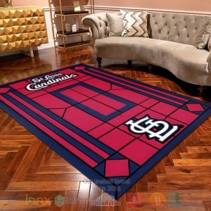 Personalized St Louis Cardinals Custom Area Rug