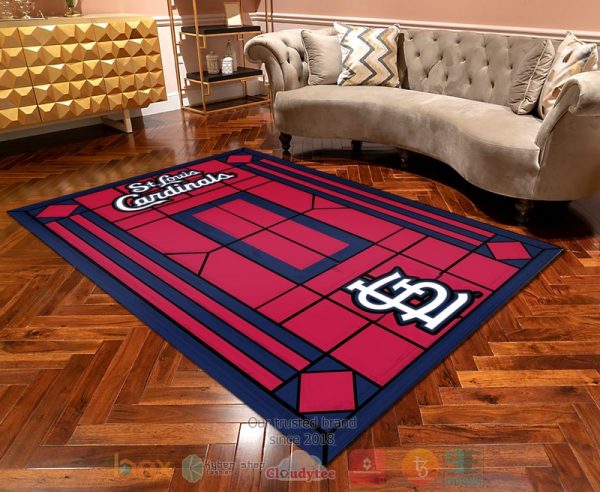 Personalized St Louis Cardinals Custom Area Rug