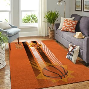 Phoenix Suns Nba Team Logo Nice Gift Home Decor Rectangle Area Rug