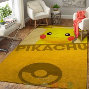 Pikachu Yellow Inspired Rug