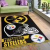 Pittsburgh Steelers Nfl Team Logo Helmet Area Rugs