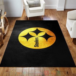 Pittsburgh Steelers Nfl Team Logos Area Rugs