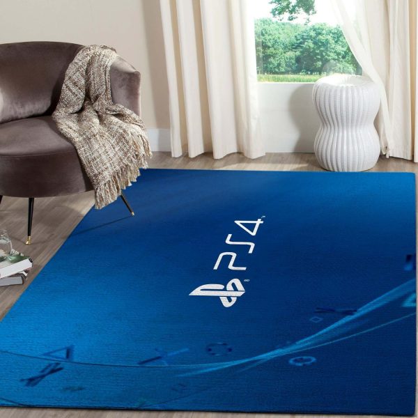 Playstation Play Game Area Rug Carpet - Gaming Home Decor 6