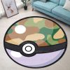 Pokemon Safari Ball Round Rug