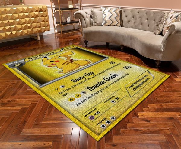 Pokemon Thicc Pikachu Rug