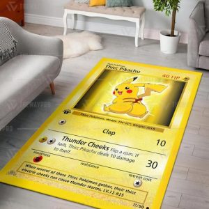 Pokémon Thicc Pikachu Rug