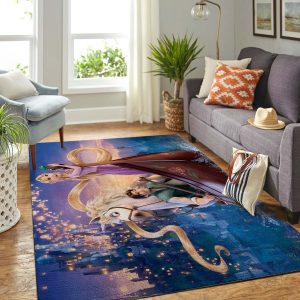 Rapunzel And Flynn Rider Disney Living Room Area Rug