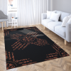 Raven – Rune – Vegvisir Ver1 Viking Area Rug