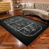 Rectangle Hockey Gift Area Rug – Ts170222