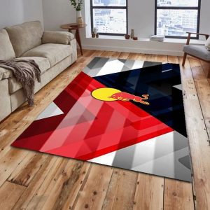 Red Bull Racing Red Grey Rug Carpet