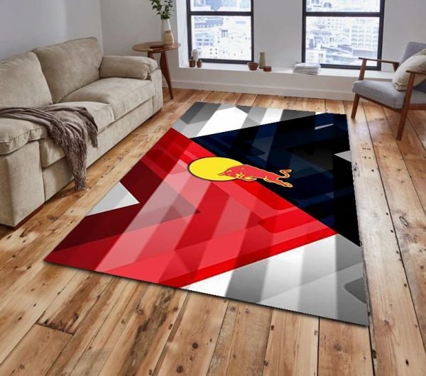 Red Bull Racing Red Grey Rug Carpet