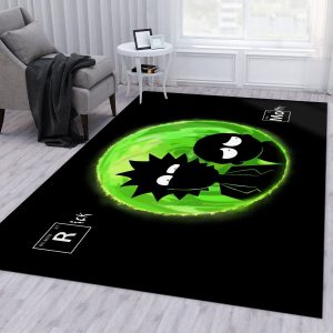 Rick And Morty 01 Area Rug For Christmas Bedroom Rug Floor Decor Home Decor