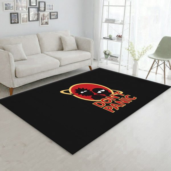 Rick And Morty Dark Ver1 Cartoon Area Rug Living Room Rug Us Gift Decor