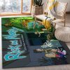 Rick And Morty Family Area Rug For Christmas Living Room Rug Floor Decor Home Decor