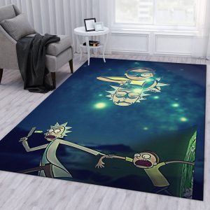 Rick And Morty Noel Gift Rug Living Room Rug Floor Decor Home Decor