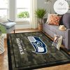 Seattle Seahawks Nfl Team Logo Camo Style Nice Gift Home Decor Rectangle Area Rug