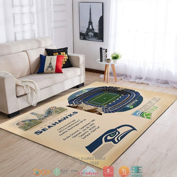 Seattle Seahawks Stadium Rug