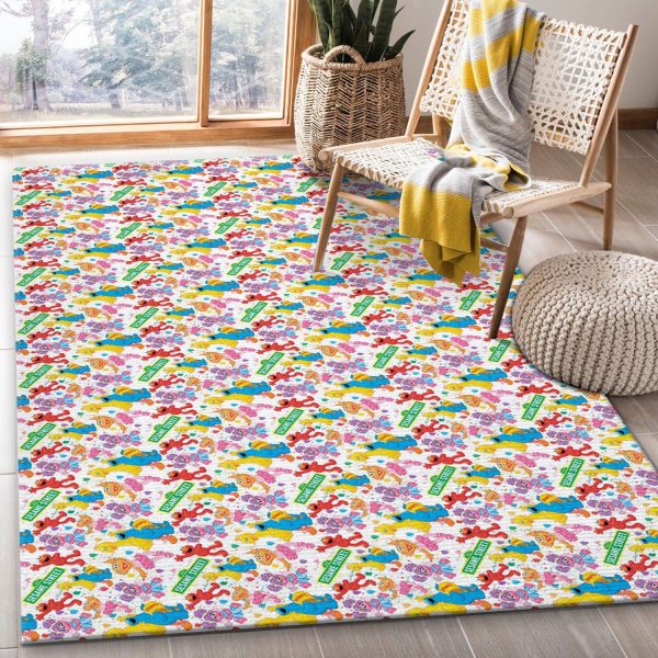 Sesame Street Family Rug Living Room Rug Christmas Gift Us Decor