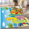 Sesame Street Surf Board Area Rug Bedroom Rug Floor Decor Home Decor