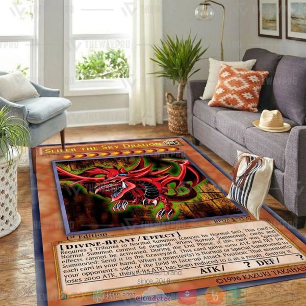 Slifer The Sky Dragon Carpet Rug