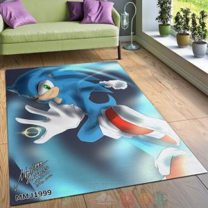 Sonic Cartoon Area Rugs