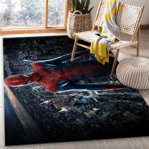 Spiderman Ver1 Movie Area Rug Living Room Rug Floor Decor Home Decor