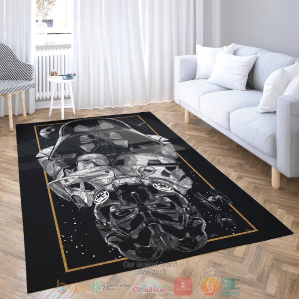 Star War Darth Vader Black Rug