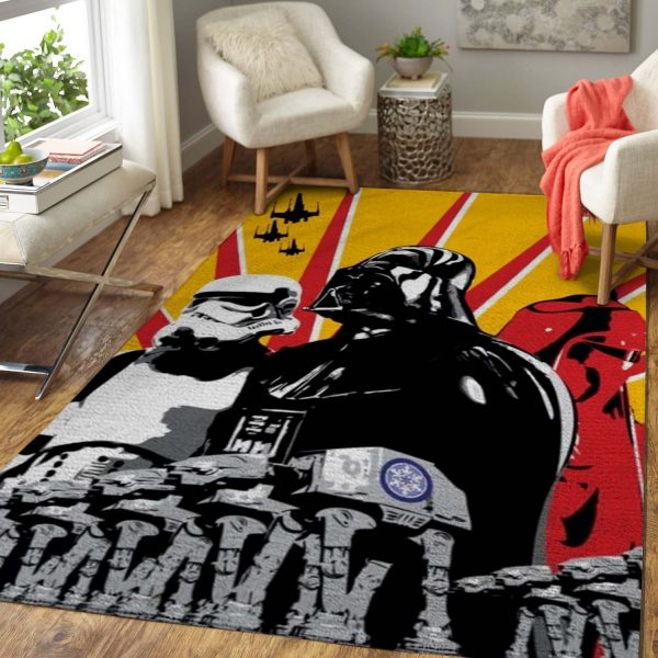 Star War Fans Darth Vader Area Rug - Movie Br31224 Rug Carpet