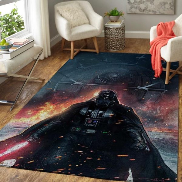 Star War Legend Darth Vader Area Rug - Movie Zp75373 Rug Carpet