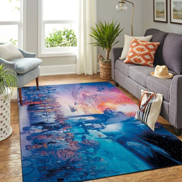 Star Wars Characters Area Rug "All In One"- Star Wars Vy66091 Rug Carpet