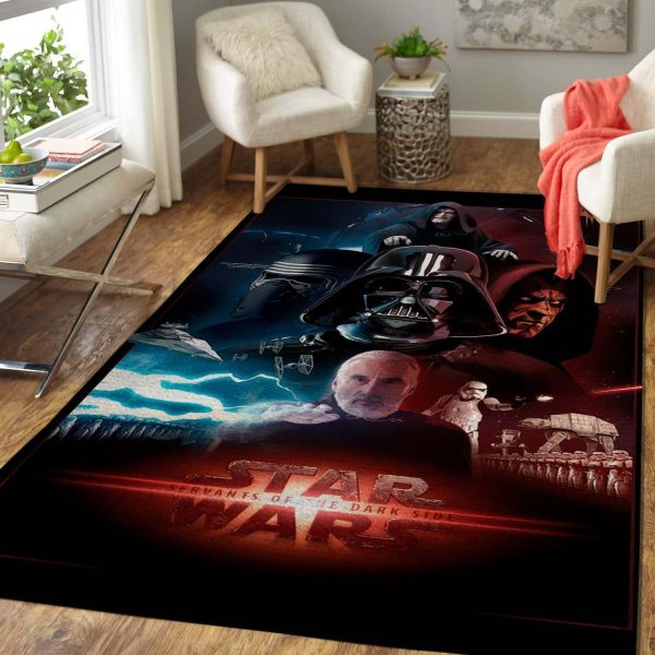 Star Wars Fans Area Rug Carpet - Servants Of The Dark Side - Movie Home Decor