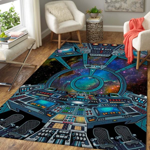 Star Wars Fans Art Millennium Falcon Area Rug - Movie Mu81971 Rug Carpet