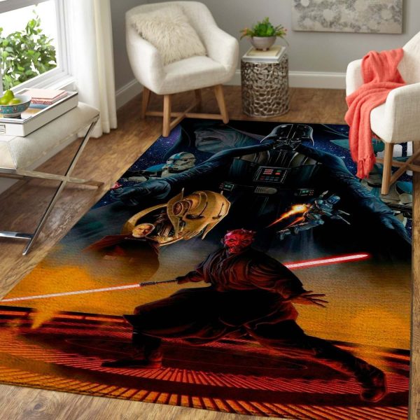 Star Wars Fans Darth Vader Area Rug - Movie Wj51435 Rug Carpet