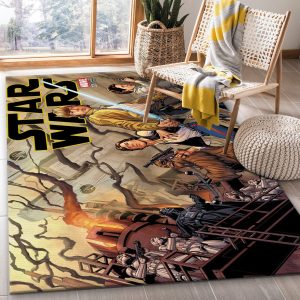 Star Wars Marvel Comic Area Rug For Christmas Living Room Rug Floor Decor Home Decor