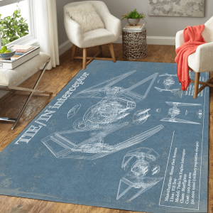 Star Wars Tie In Interceptor Rug